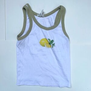 Women’s Lemon Print Tank Top
